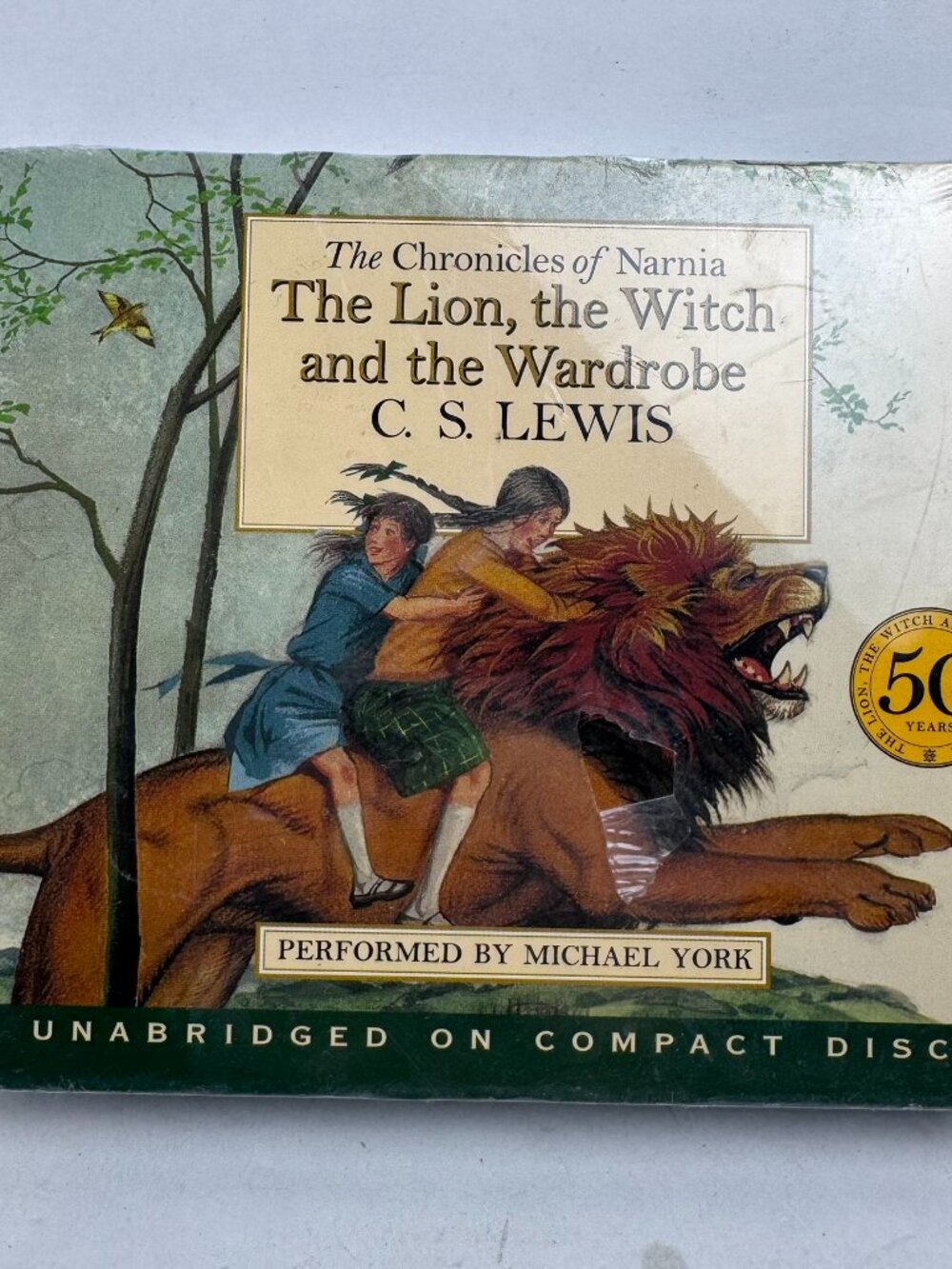 The Lion the Witch & the Wardrobe Audio CD Michael York CS Lewis ISBN 0694524786
